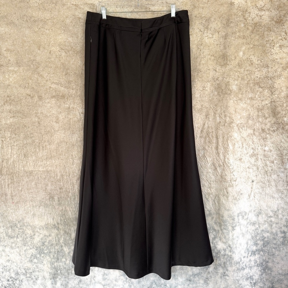 Sandra Darren Long Black Formal Skirt - 16T